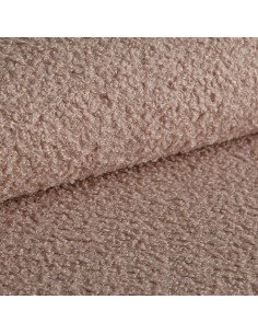 Polsterstoff TENA Boucle Frottier-Velours - Altrosa