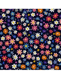 OUTDOOR DEKOSTOFFE OXFORD - Motiv Blumen I DX5100