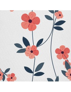OUTDOOR DEKOSTOFFE OXFORD - Motiv Blumen I DX5101