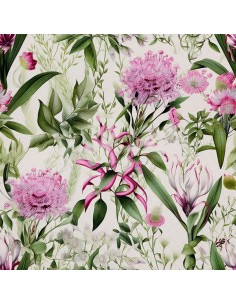 OUTDOOR DEKOSTOFFE OXFORD - Motiv Blumen I DX5102
