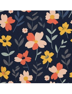 OUTDOOR DEKOSTOFFE OXFORD - Motiv Blumen I DX5104