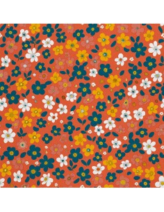 OUTDOOR DEKOSTOFFE OXFORD - Motiv Blumen I DX5108