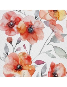 OUTDOOR DEKOSTOFFE OXFORD - Motiv Blumen I DX5113