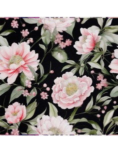 OUTDOOR DEKOSTOFFE OXFORD - Motiv Blumen I DX5116