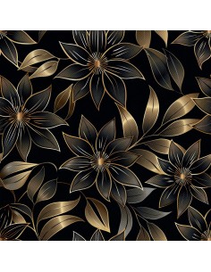 OUTDOOR DEKOSTOFFE OXFORD - Motiv Blumen I DX5122