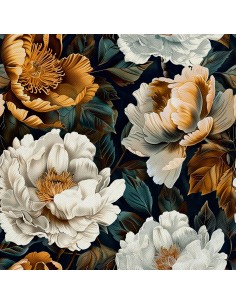 OUTDOOR DEKOSTOFFE OXFORD - Motiv Blumen I DX5126