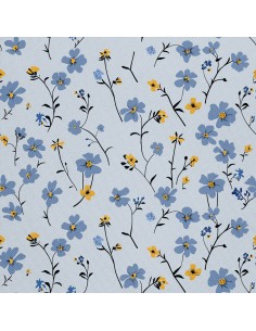 OUTDOOR DEKOSTOFFE OXFORD - Motiv Blumen I DX5128