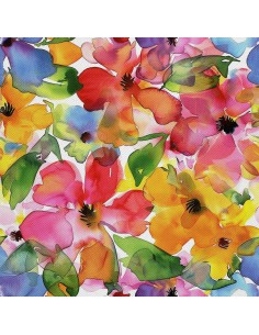 OUTDOOR DEKOSTOFFE OXFORD - Motiv Blumen I DX5129