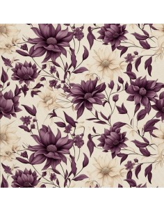 OUTDOOR DEKOSTOFFE OXFORD - Motiv Blumen I DX5136