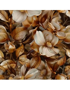 OUTDOOR DEKOSTOFFE OXFORD - Motiv Blumen I DX5146