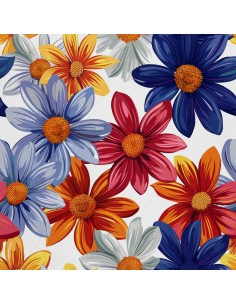 OUTDOOR DEKOSTOFFE OXFORD - Motiv Blumen I DX5147