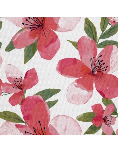 OUTDOOR DEKOSTOFFE OXFORD - Motiv Blumen I DX5148