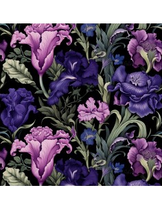 OUTDOOR DEKOSTOFFE OXFORD - Motiv Blumen I DX5161