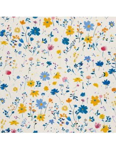 OUTDOOR DEKOSTOFFE OXFORD - Motiv Blumen I DX5164