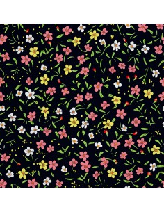 OUTDOOR DEKOSTOFFE OXFORD - Motiv Blumen I DX5175