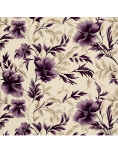 OUTDOOR DEKOSTOFFE OXFORD - Motiv Blumen I DX5176