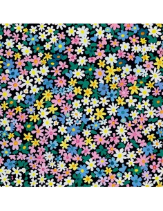 OUTDOOR DEKOSTOFFE OXFORD - Motiv Blumen I DX5190