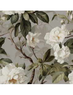 OUTDOOR DEKOSTOFFE OXFORD - Motiv Blumen I DX5192