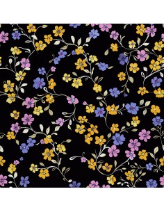 OUTDOOR DEKOSTOFFE OXFORD - Motiv Blumen I DX5193