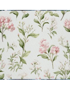 OUTDOOR DEKOSTOFFE OXFORD - Motiv Blumen I DX5199