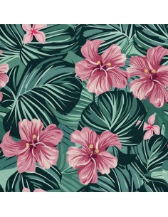 OUTDOOR DEKOSTOFFE OXFORD - Motiv Blumen I DX5200