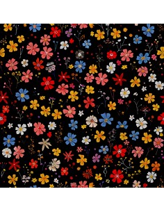 OUTDOOR DEKOSTOFFE OXFORD - Motiv Blumen I DX5201