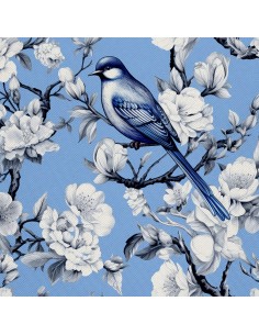 OUTDOOR DEKOSTOFFE OXFORD - Motiv Blumen I DX5206