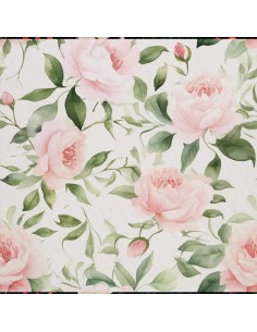OUTDOOR DEKOSTOFFE OXFORD - Motiv Blumen I DX5217