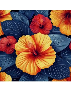 OUTDOOR DEKOSTOFFE OXFORD - Motiv Blumen I DX5221