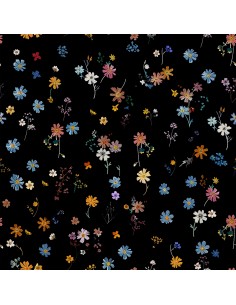 OUTDOOR DEKOSTOFFE OXFORD - Motiv Blumen I DX5225