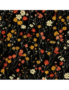 OUTDOOR DEKOSTOFFE OXFORD - Motiv Blumen I DX5231