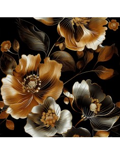 OUTDOOR DEKOSTOFFE OXFORD - Motiv Blumen I DX5237