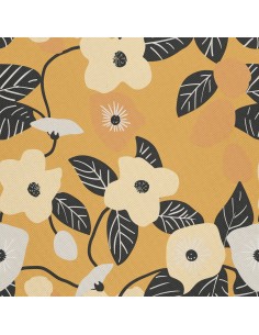 OUTDOOR DEKOSTOFFE OXFORD - Motiv Blumen I DX5244