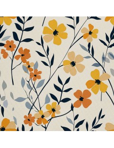 OUTDOOR DEKOSTOFFE OXFORD - Motiv Blumen I DX5247