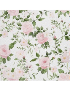 OUTDOOR DEKOSTOFFE OXFORD - Motiv Blumen I DX5251