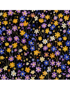 OUTDOOR DEKOSTOFFE OXFORD - Motiv Blumen I DX5256
