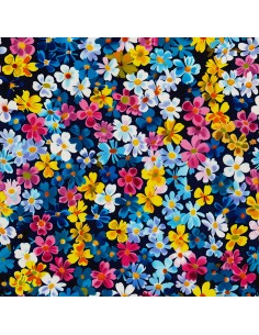 OUTDOOR DEKOSTOFFE OXFORD - Motiv Blumen I DX5262