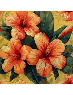OUTDOOR DEKOSTOFFE OXFORD - Motiv Blumen I DX5265