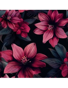 OUTDOOR DEKOSTOFFE OXFORD - Motiv Blumen I DX5277