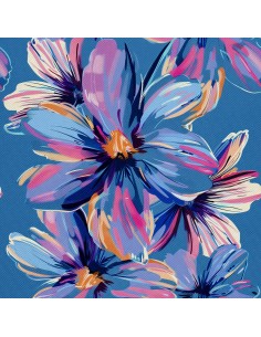 OUTDOOR DEKOSTOFFE OXFORD - Motiv Blumen I DX5278