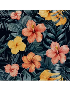OUTDOOR DEKOSTOFFE OXFORD - Motiv Blumen I DX5285