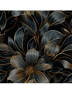 OUTDOOR DEKOSTOFFE OXFORD - Motiv Blumen I DX5294