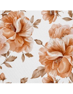 OUTDOOR DEKOSTOFFE OXFORD - Motiv Blumen I DX5295