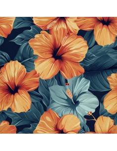 OUTDOOR DEKOSTOFFE OXFORD - Motiv Blumen I DX5301
