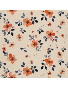 OUTDOOR DEKOSTOFFE OXFORD - Motiv Blumen I DX5302