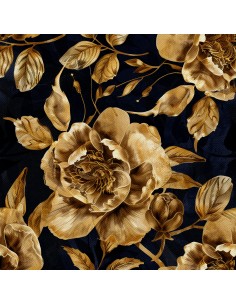OUTDOOR DEKOSTOFFE OXFORD - Motiv Blumen I DX5307
