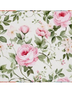OUTDOOR DEKOSTOFFE OXFORD - Motiv Blumen I DX5309