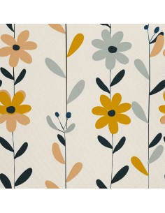 OUTDOOR DEKOSTOFFE OXFORD - Motiv Blumen I DX5311