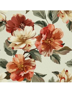 OUTDOOR DEKOSTOFFE OXFORD - Motiv Blumen I DX5315