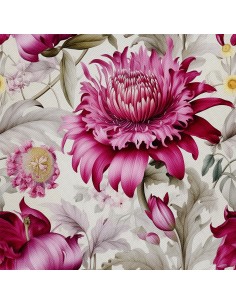 OUTDOOR DEKOSTOFFE OXFORD - Motiv Blumen I DX5322